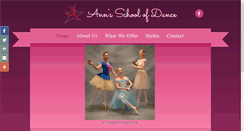 Desktop Screenshot of annsdancevc.com