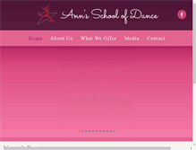 Tablet Screenshot of annsdancevc.com